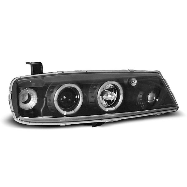 Coppia di fari Angel Eyes Opel Calibra 90-97 Neri