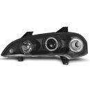 Coppia di fari Angel Eyes Opel Tigra 94-00 Neri