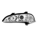 Coppia di fari Angel Eyes Opel Tigra 94-00 Chrome