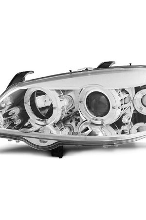 Coppia di fari Angel Eyes Opel Astra G 97-04 Chrome