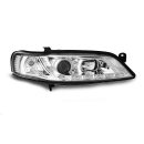 Fari Led stile luce diurna Opel Vectra B 95-98 Chrome