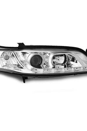 Fari Led stile luce diurna Opel Vectra B 95-98 Chrome