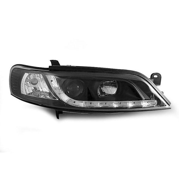 Fari Led stile luce diurna Opel Vectra B 95-98 Neri