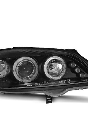 Coppia di fari Angel Eyes Opel Astra G 98-04 Neri