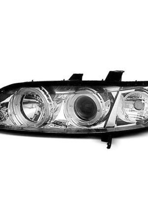 Coppia di fari Angel Eyes Opel Vectra B 95-98 Chrome