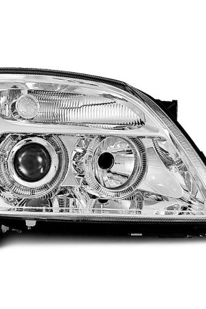 Coppia di fari Angel Eyes Opel Vectra C 02-05 Chrome