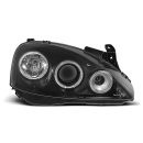 Coppia di fari Angel Eyes Opel Corsa C 00-06