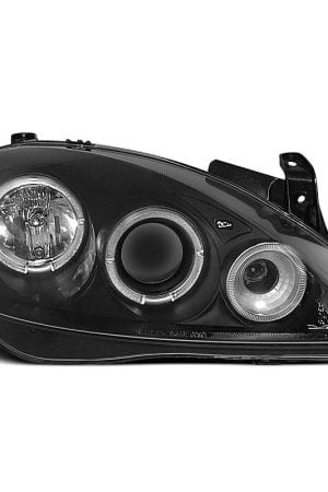 Coppia di fari Angel Eyes Opel Corsa C 00-06