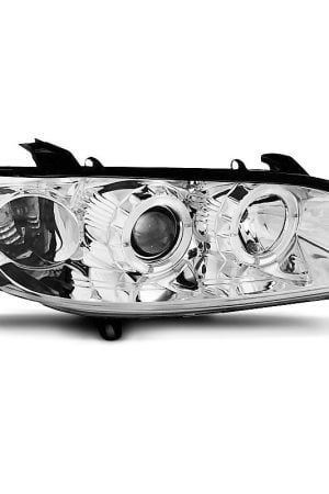 Coppia di fari Angel Eyes Opel Omega B 94-99 Chrome