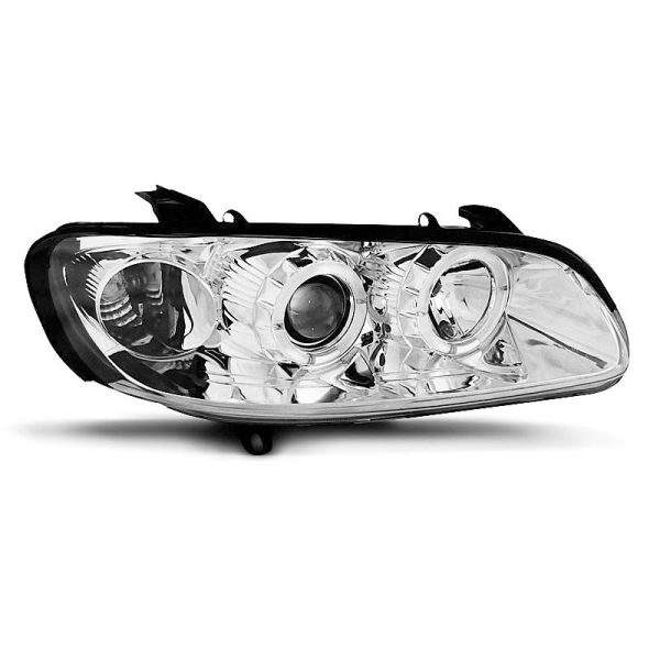 Coppia di fari Angel Eyes Opel Omega B 94-99 Chrome