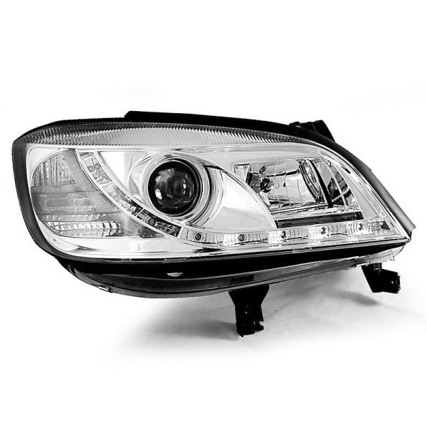 Fari Led stile luce diurna Opel Zafira 99-05 Chrome