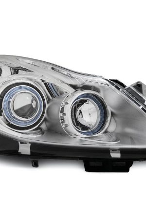 Coppia di fari Angel Eyes Opel Corsa D 2006 Chrome