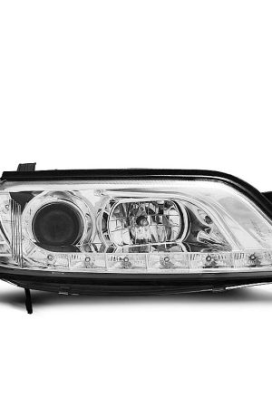 Fari Led stile luce diurna Opel Vectra B 95-98 Chrome