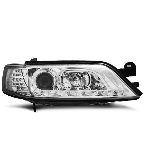 Fari Led stile luce diurna Opel Vectra B 95-98 Chrome