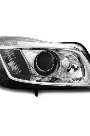 Fari Led con DRL vera luce diurna Opel Insignia 08-12 Chrome