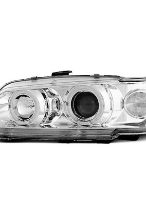 Fari Angel Eyes Peugeot 306 93-97 Chrome