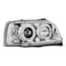 Fari Angel Eyes Renault Clio 90-95 Chrome