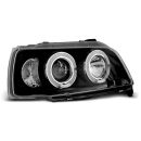 Fari Angel Eyes Renault Clio 90-95 Neri