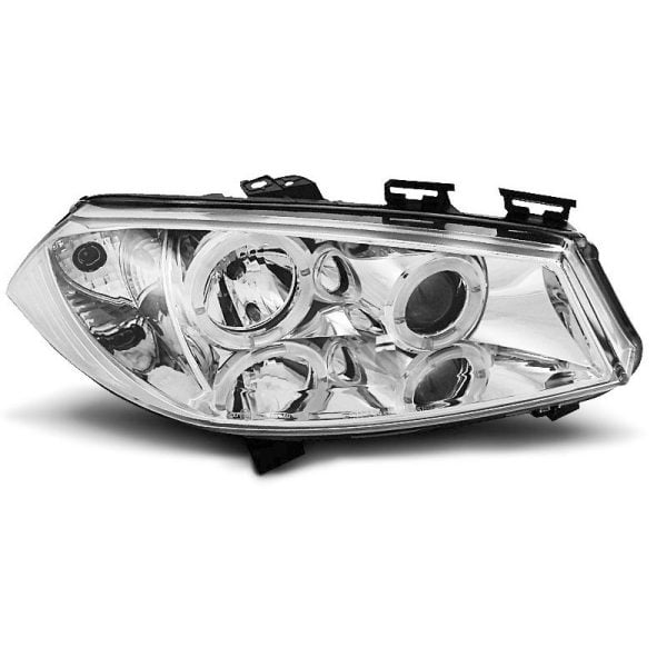 Fari Angel Eyes Renault Megane II 02-05 Chrome