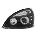 Fari Angel Eyes Renault Clio 01-05 Neri