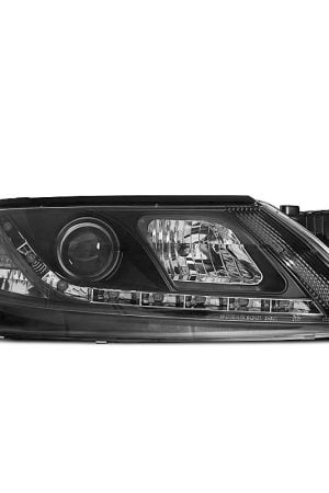 Fari Led stile luce diurna Renault Laguna II 01-05 Neri