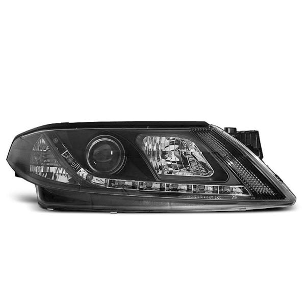 Fari Led stile luce diurna Renault Laguna II 01-05 Neri