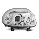 Fari Angel Eyes Renault Clio 98-01 Chrome