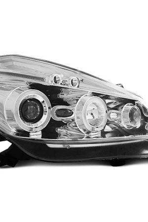 Fari Angel Eyes Renault Clio 05-09 Chrome