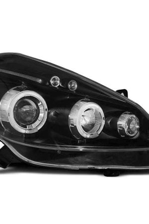 Fari Angel Eyes Renault Clio 05-09 Neri