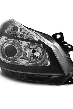 Fari Angel Eyes Renault Clio 05-09 Neri