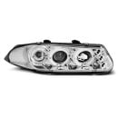 Fari Angel Eyes Rover 200 95-00 Chrome