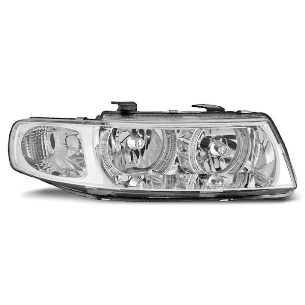 Fari Angel Eyes Seat Leon / Toledo 99-04 Chrome