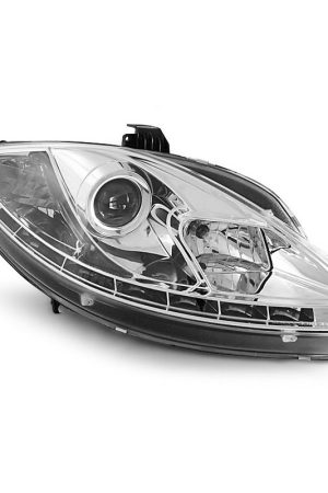 Fari Led stile luce diurna Seat Leon 05-09 - Altea 05-09 Chrome