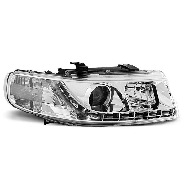 Fari Led stile luce diurna Seat Leon / Toledo 99-04 Chrome