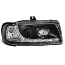 Fari Led stile luce diurna Seat Ibiza / Cordoba 93-99 Polo Variant Neri