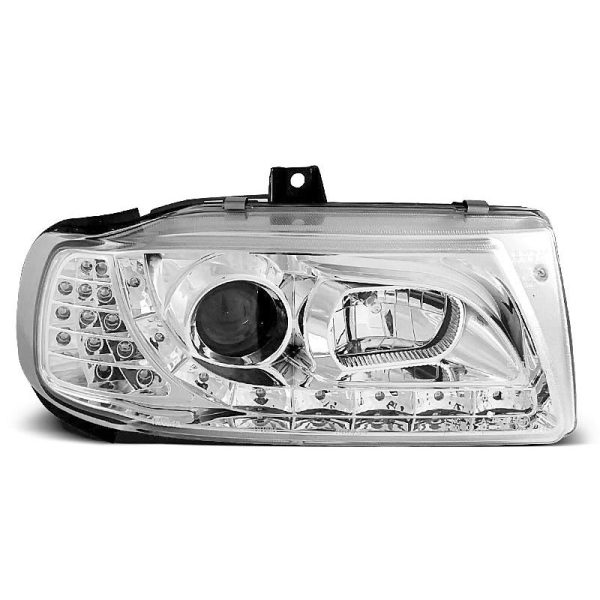 Fari Led stile luce diurna Seat Ibiza / Cordoba 93-99 Polo Variant Chrome