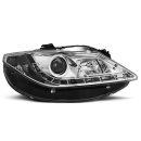 Fari Led stile luce diurna Seat Ibiza 6J 08- Chrome