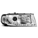 Fari Led stile luce diurna Skoda Octavia I 00-04 Chrome