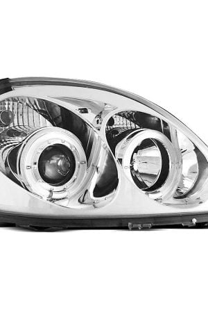 Fari Angel Eyes Toyota Yaris 99-03 Chrome