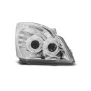 Fari Angel Eyes Toyota Land Cruiser 120 03-09 Chrome