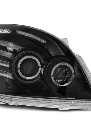 Fari Angel Eyes Toyota Land Cruiser 120 03-09 Neri