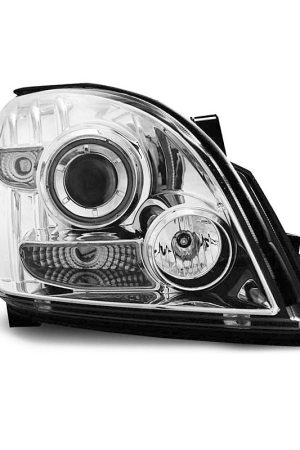 Fari Angel Eyes CCFL Toyota Land Cruiser 120 03-09 Chrome