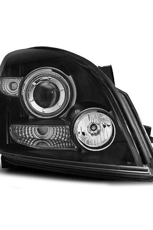 Fari Angel Eyes CCFL Toyota Land Cruiser 120 03-09 Neri