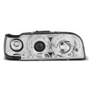 Coppia di fari Angel Eyes Volvo 850 92-96 Chrome