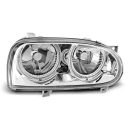 Fari Angel Eyes Volkswagen Golf III 91-97 Chrome