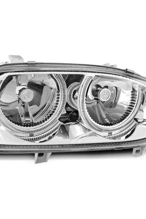 Fari Angel Eyes Volkswagen Golf III 91-97 Chrome