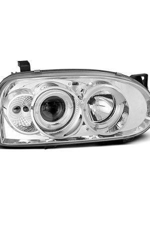 Fari Angel Eyes Volkswagen Golf III 91-97 Chrome