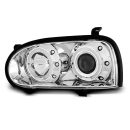 Fari Angel Eyes Volkswagen Golf III 91-97 Chrome