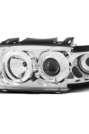 Fari Angel Eyes Volkswagen Polo 6N 94-99 Chrome