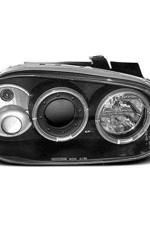 Fari Angel Eyes Volkswagen Golf IV 97-03 Neri